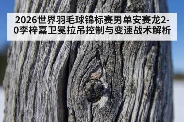 2026世界羽毛球锦标赛男单安赛龙2-0李梓嘉卫冕拉吊控制与变速战术解析
